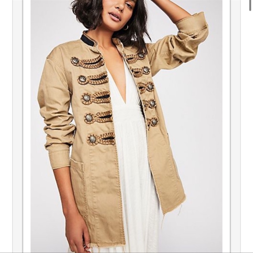 NWOT Free people military jacket